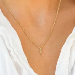 bokstav t anheng i 9 karat gull - My Letter