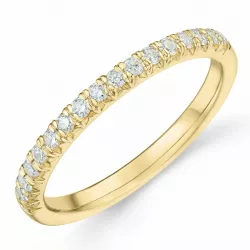 diamant ring i 14 karat gull 0,249 ct