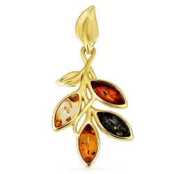 rav anheng i forgylt sølv