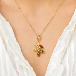 rav anheng i forgylt sølv