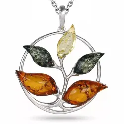 rav halskjede i sølv med anheng i sølv