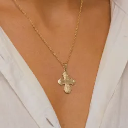 18 x 30 mm dagmarkors i 8 karat - Amoré