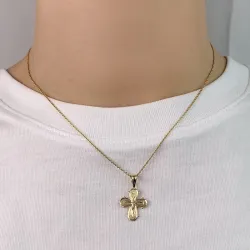 15 x 25 mm dagmarkors i 8 karat - Amoré