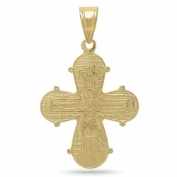 18 x 30 mm dagmarkors i forgylt sølv - Amoré