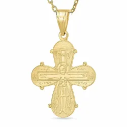 dagmarkors halskjede i forgylt sølv med anheng i 8 karat - Amoré