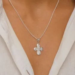 dagmarkors halskjede i sølv med anheng i sølv - Amoré