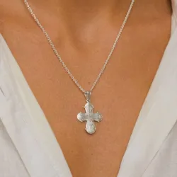 dagmarkors halskjede i sølv med anheng i sølv - Amoré