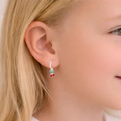 kirsebær krystall ear lines i sølv - Little Ones