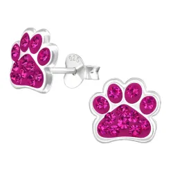 pote barneøredobb i sølv - Little Ones