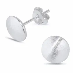 rund ørestikker i sølv