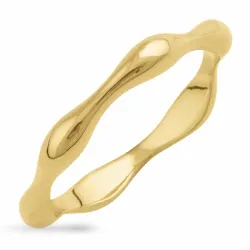 ring i forgylt sølv