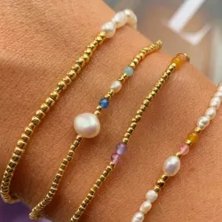 Hultquist Penelope armbånd i forgylt sølv