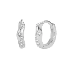 10 mm Nava Ara creol i sølv