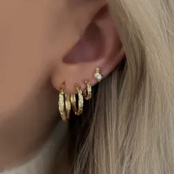 Nava Elio M creol i forgylt sølv