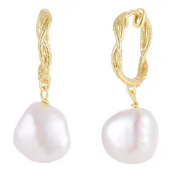 Nava Amaru øredobber i forgylt sølv