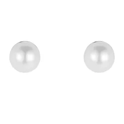 Nava Mira Petite perle ørestikker i sølv
