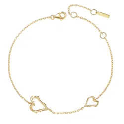 Nava Nola armbånd i forgylt sølv