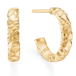 Studio Z Element creol i forgylt sølv