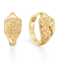 Studio Z Edge creol i forgylt sølv