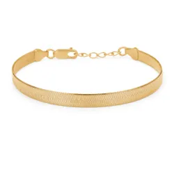 Studio Z Cobra armbånd i forgylt sølv