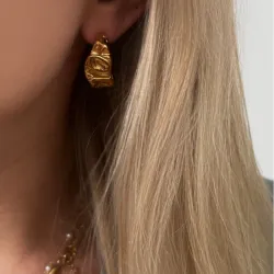 Khaai Studio Ember halvcreol i forgylt stål