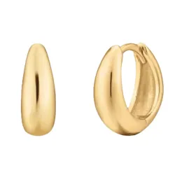 Khaai Studio Ease øredobber i forgylt stål