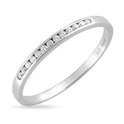 kolleksjonsprøve ring i 9 karat hvitt gull