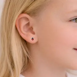marihøne øredobber i sølv - Little Ones