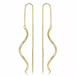 Støvring Design ear lines i 9 karat gull