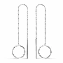 Støvring Design lange øredobber i sølv