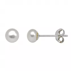 5 mm Støvring Design perle øredobber i sølv