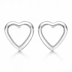 Støvring Design hjerte øredobber i sølv