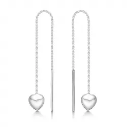Støvring Design hjerte ear lines i sølv