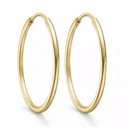 25 mm Støvring Design creol i 8 karat