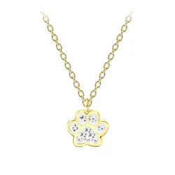 pote hvit halskjede i forgylt sølv - Little Ones