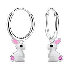 kanin krystall creol i sølv - Little Ones