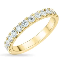 zirkon gullring i 9 karat gull