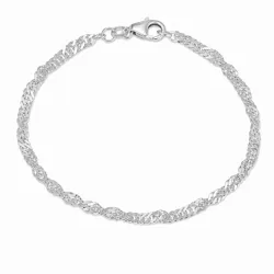 BNH singapore armbånd i sølv 21 cm x 2,9 mm