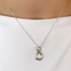 uendelighets anheng i sølv