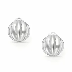 runde øeklipps  i sølv