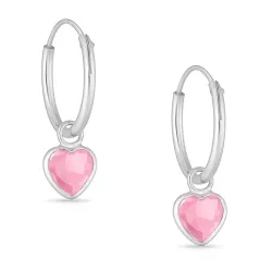 hjerte creol i sølv