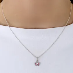 Sommerfugl anheng i sølv