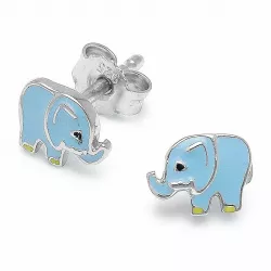 elefant ørestikker i sølv
