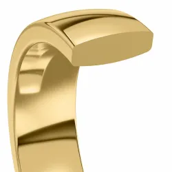 4 mm diamant gifteringer i 9 karat gull - par