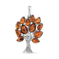 livets tre rav anheng i sølv