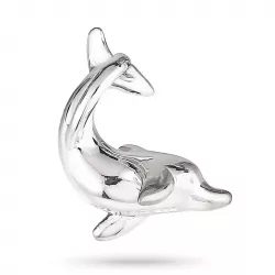 delfin anheng i rodinert sølv