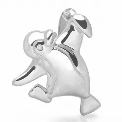 pingvin anheng i rodinert sølv