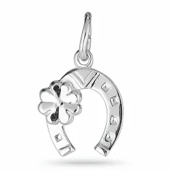 hestesko anheng i rodinert sølv