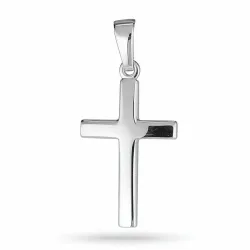 12 x 18 mm kors anheng i sølv - Amoré