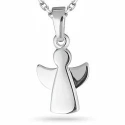 engel halskjede i sølv med anheng i sølv